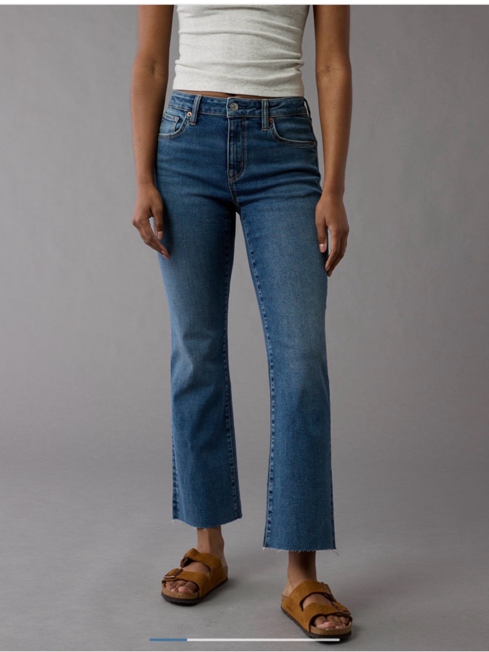 American Eagle Outfitters Boot Cut Jeans - Blue